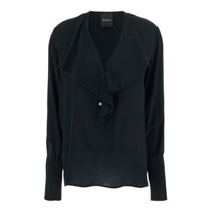 Plain Women Ruffle Bouse